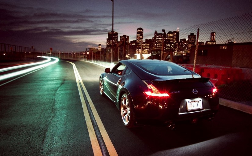 car on the road