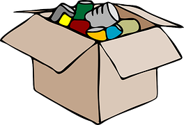 box with stuffs