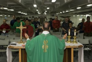 praying in church